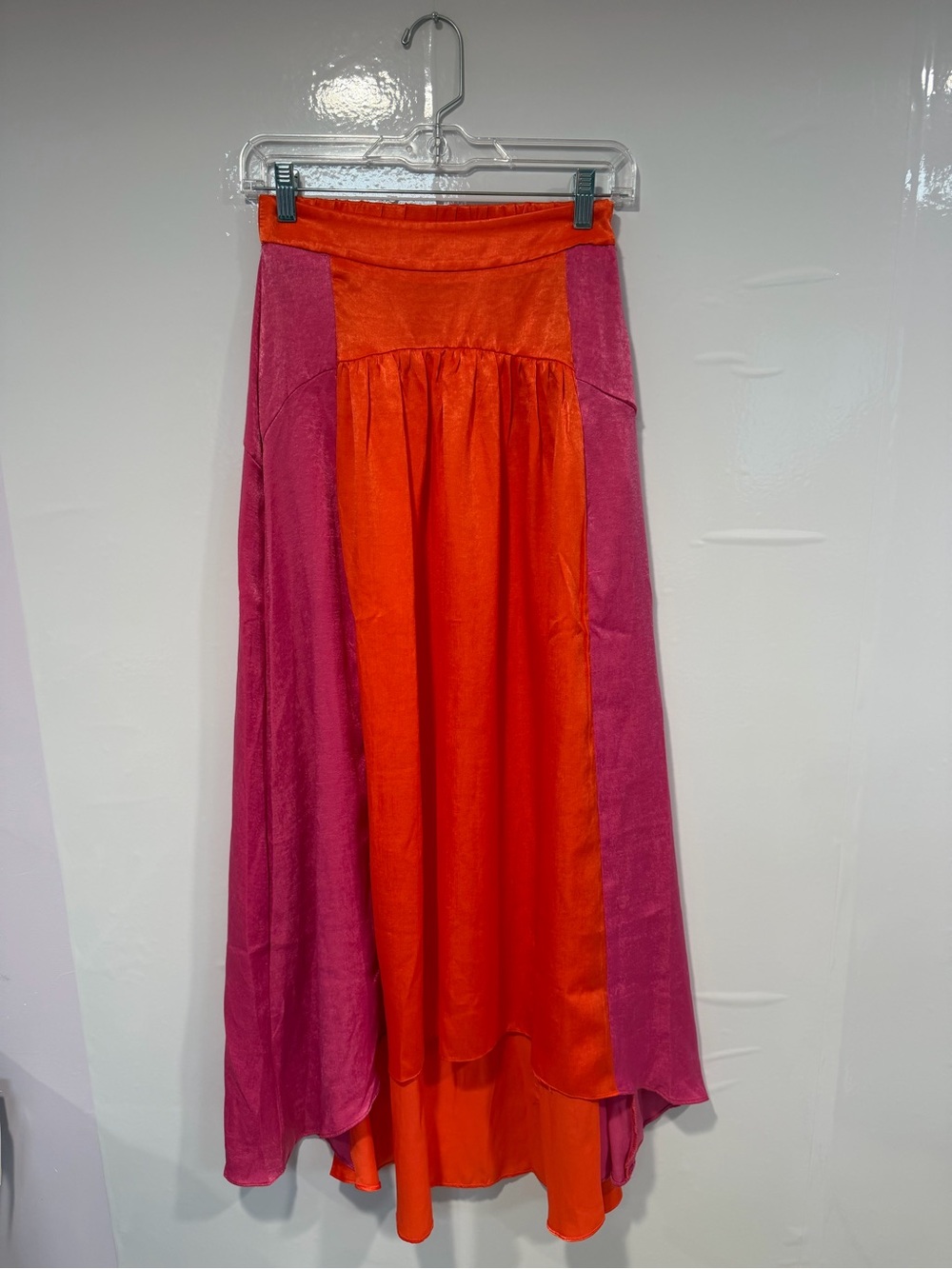 Petal & Pup Two-Tone Pink and Orange High-Low Skirt taylor swift inspired